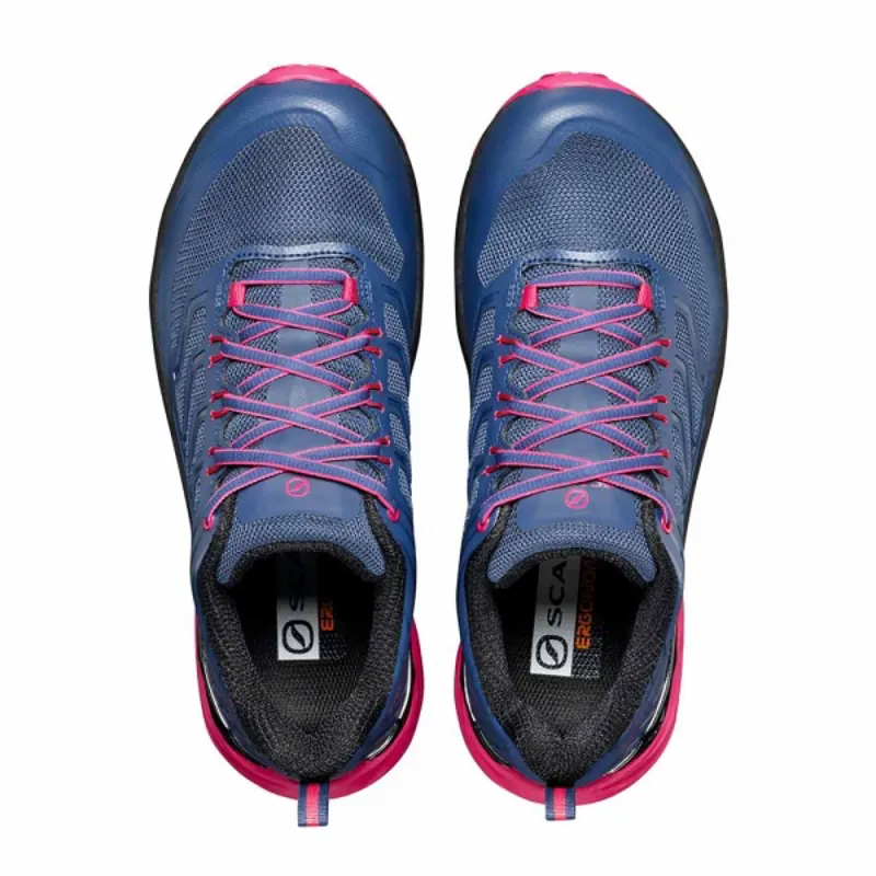 Scarpa Womens Rush GTX Shoes - Blue-Fuxia-4